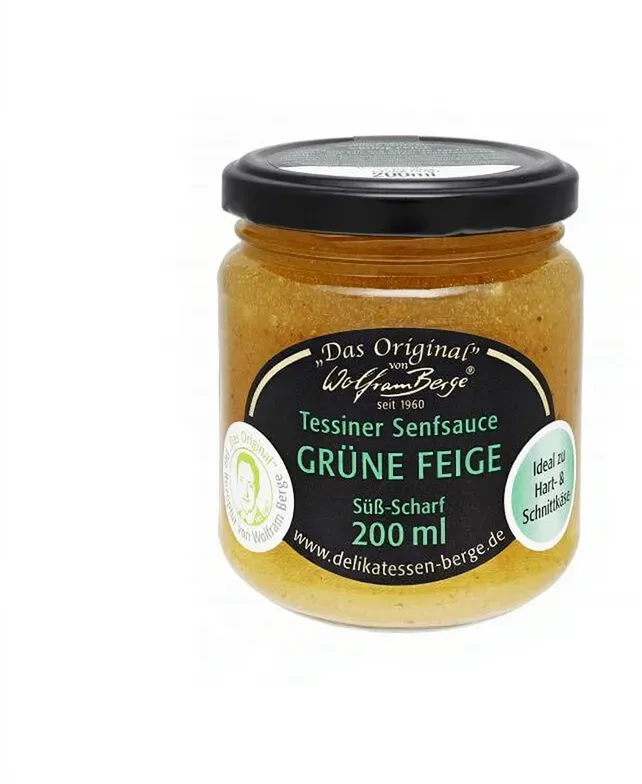 Wolfram Berge Original Ticino Fig Mustard Sauce 200ml