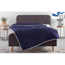 MY HOME Microfaserbettdecke Microlux, warm, Füllung 3D-Klimafaser, Bezug Microfaser-Feinbatist samtweich, (1 St.), Von Testschläfern mit Note "1,8" bewertet* - kochfest bis 95 °C, zum Spitzenpreis!, Bettdecke 135x200 cm x 220 cm