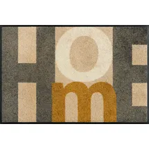 Wash+Dry Home Letters 50 x 75 cm Grau/Rot