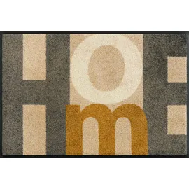 Wash+Dry Home Letters 50 x 75 cm Grau/Rot