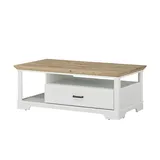 Möbel Kraft Couchtisch ¦ weiß ¦ Maße cm B: 67 H: 45