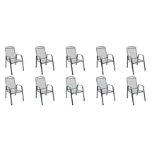 MFG Snail / MEC-STOR Stapelsessel 67 x 59 x 98 cm grau 10 St.