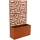 casa.pro Bernalda 83 x 31 x 146 cm Braun