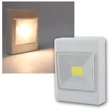 McShine Nachtlicht LK3-COB mit Batterie, kaltweiß
