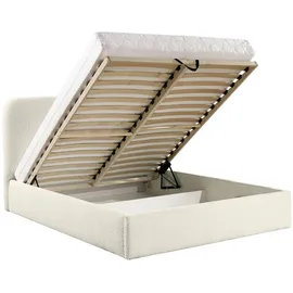 Mirjan24 Polsterbett Hellbraun, Textil, Rechteckig, 140x200 cm, Schlafzimmer, Betten, Polsterbetten