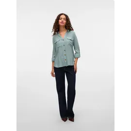 Vero Moda VMBUMPY L/S SHIRT NEW WVN GA NOOS Grau L