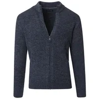 CASAMODA Strickjacke 444303000 (1-tlg) blau 4XL