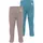 normani Outdoor Sports Normani, Outdoor Sports 2er Pack Baby Merino Unterhose mit Füßen in Blau/Rosa | Gr.: 68 Blau, Rosa, 68