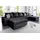 Collection AB Wohnlandschaft COLLECTION AB "Josy XXL U-Form, B: 333 cm, mit 2 Recamieren 77 & 97 cm", anthrazit, B:333cm H:84cm T:161cm, 100% Polyester, Sofas, Wohnlandschaft, Bettfunktion, Bettkasten & 2 Zierkissen, Federkern