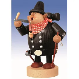 KWO Olbernhau 21578 Räuchermännchen Zimmermann, 21 cm