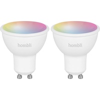 Hombli smarte Glühbirne GU10 5W RGB, 2er Pack