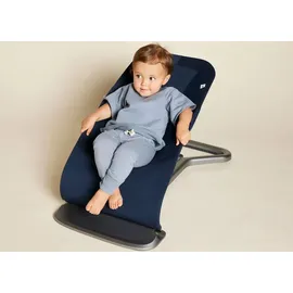 Ergobaby Evolve Bouncer, Babywippe für Neugeborene Midnight Blue