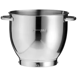 CASO Design CASO Ersatzschüssel für KM 1200 Chef, Hochwertige Edelstahl-Rührschüssel: Kapazität 6 Liter, Maximaler Nutzinhalt ca. 4 Liter, Kapazität Hefeteig ca. 1,8 kg, Kapazität Rührteig ca. 2,2 kg