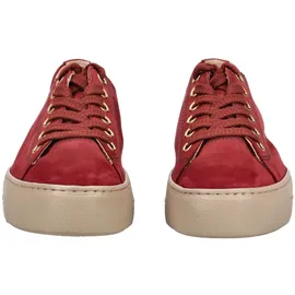 Paul Green Damen Plateau-Sneaker Rot 37,5
