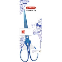 Herlitz my.pen Universalschere, 180mm, blau/weiß (50046751)