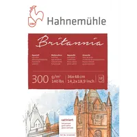 Hahnemühle Britannia Aquarellblock 12 Blatt 300 g/m2 weiß