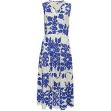 VIVANCE Maxikleid Blau/Creme Bedruckt 46