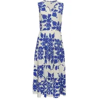 VIVANCE Maxikleid Blau/Creme Bedruckt 46