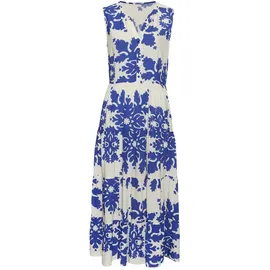VIVANCE Maxikleid Blau/Creme Bedruckt 46