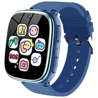 Smartwatch Kinder - Uhr Kinder Smartwatch mit Telefon Schrittzähler Spiele Musik Kamera Wecker Taschenlampe - Smart Watch Kids Kinderuhr Digital für Jungen Mädchen 3-12 Jahren Geschenk (Dunkelblau)