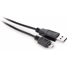 S/CONN maximum connectivity USB-A auf Micro USB 5 m Schwarz