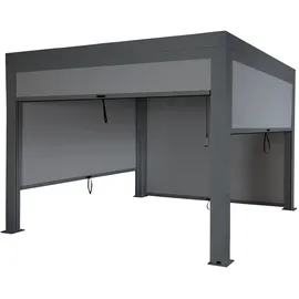 Mendler Pergola HWC-L46 3 x 3 m Anthrazit