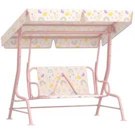 aiyaplay Hollywoodschaukel Rosa 2-Sitzer