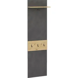 FMD Couchtisch mit Ablage Matera-Grau und Artisan-Eiche