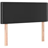 vidaXL Kopfteil Schwarz 90x5x78/88 cm Kunstleder