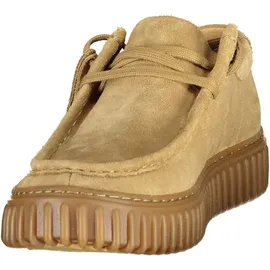 CLARKS Torhill Lo Herren Dark Sand Suede 45