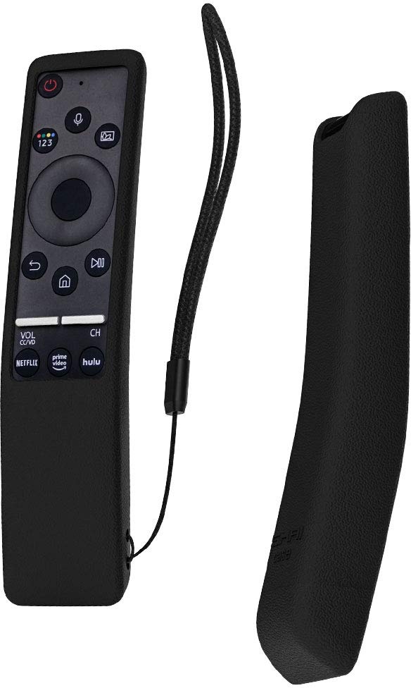 SIKAI Fernbedienung Hülle für Kompatibel mit Samsung Fernbedienung BN59-01312A UHD 4K Smart TV Bluetooth Remote Control RMCSPR1BP1 Schutzhülle für Samsung BN59-01330B BN59-01260A(Schwarz)