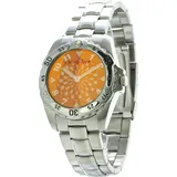 CHRONOTECH Herrenuhr Chronotech CT2031M-04 (Ø 39 mm) - Silber/Orange