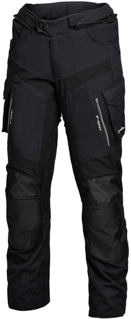 IXS Tour Shape-ST Motorfiets textiel broek, zwart, L