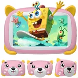 DOOGEE U7 Kids Table 32GB/1TB icherheitskoffer für Spiel und Lernen Kinder Tablet (7", 32 GB, 3400mAh, Augenschutz-Zertifizierung + Kinderschutzetui)