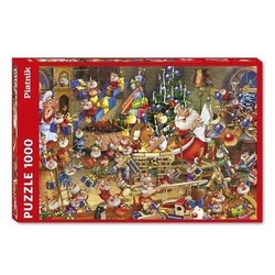 Piatnik Puzzle 5379 – Christmas Chaos – Puzzle, 1000 Teile, 1000 Puzzleteile bunt