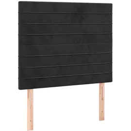 vidaXL Boxspringbett 100 x 200 cm Schwarz