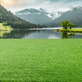 Steffensmeier Rasenteppich, Grün, Kunststoff, Rechteckig, 400x1200 cm, UV-beständig, Gartenzubehör, Terrassen- & Balkonböden, Rasenteppiche