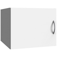 Lomadox Stauraumschrank MIAMI-43 weiß, Tür rechts oder links, ca. 40/40/54 cm weiß