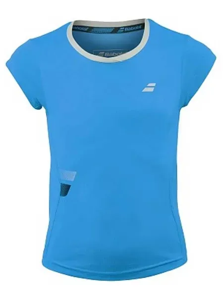 Babolat Core Flag Club Tee Girls 3GS17011 | 128 Drive Blue