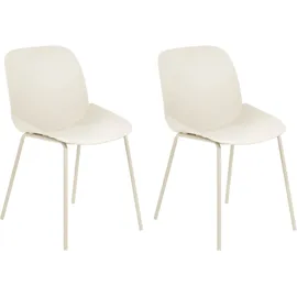Beliani Esszimmerstuhl 2er Set Milaca