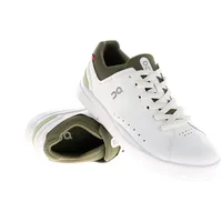 On The Roger Advantage White/Olive 44