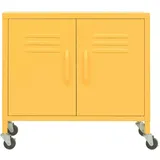 vidaXL Lagerschrank Senfgelb 60x35x56 cm Stahl