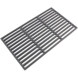 Grillrost Gussrost emailliert Rost BBQ Grillgitter Gusseisen Grillplatte nach... eckig 38x29 cm