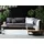 Beliani Lounge Set 5-tlg. Hellbraun/Grau