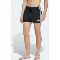 adidas 3-Streifen Badeshorts Black/White S