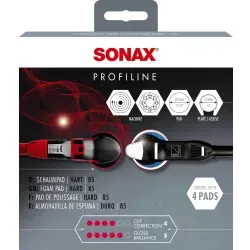 SONAX PROFILINE 85 Schaumpad, hart 04942000 , 1 Packung = 4 Stück