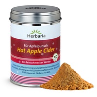 Herbaria Hot Apple Cider bio 100g M-Dose - fertige Bio-Gewürzmischung für Apfelpunsch, Apfelwein und herrliche Winter-Cocktails - in nachhaltiger Aromaschutz-Dose