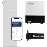 Growatt SPA 6000TL3 BH 6kW Batteriewechselrichter mit 25,6 kWh Solarspeicher-Set