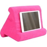 HEZHU Tablet Ständer Kissen Kissenständer Buchablage Multi Angle Soft Bed Pillow Holder Tragbarer Dreieck Tablet Ständer (Rosa)