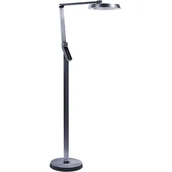 Stehlampe LED dunkelgrau 170 cm rund CARINA